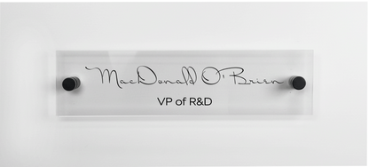 Office Nameplate